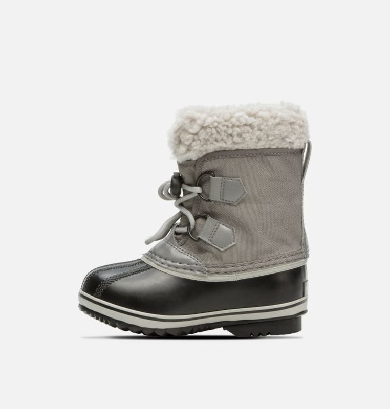 Kids Snow Boots Grey/Black - Sorel Childrens Yoot Pac™ Nylon - 308-JGLDQH